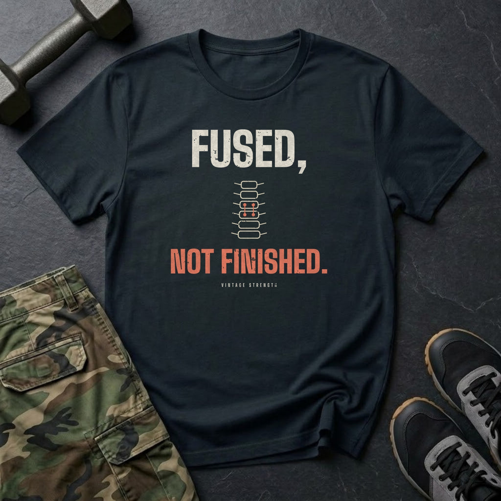 Fused, Not Finished T-Shirt in Black