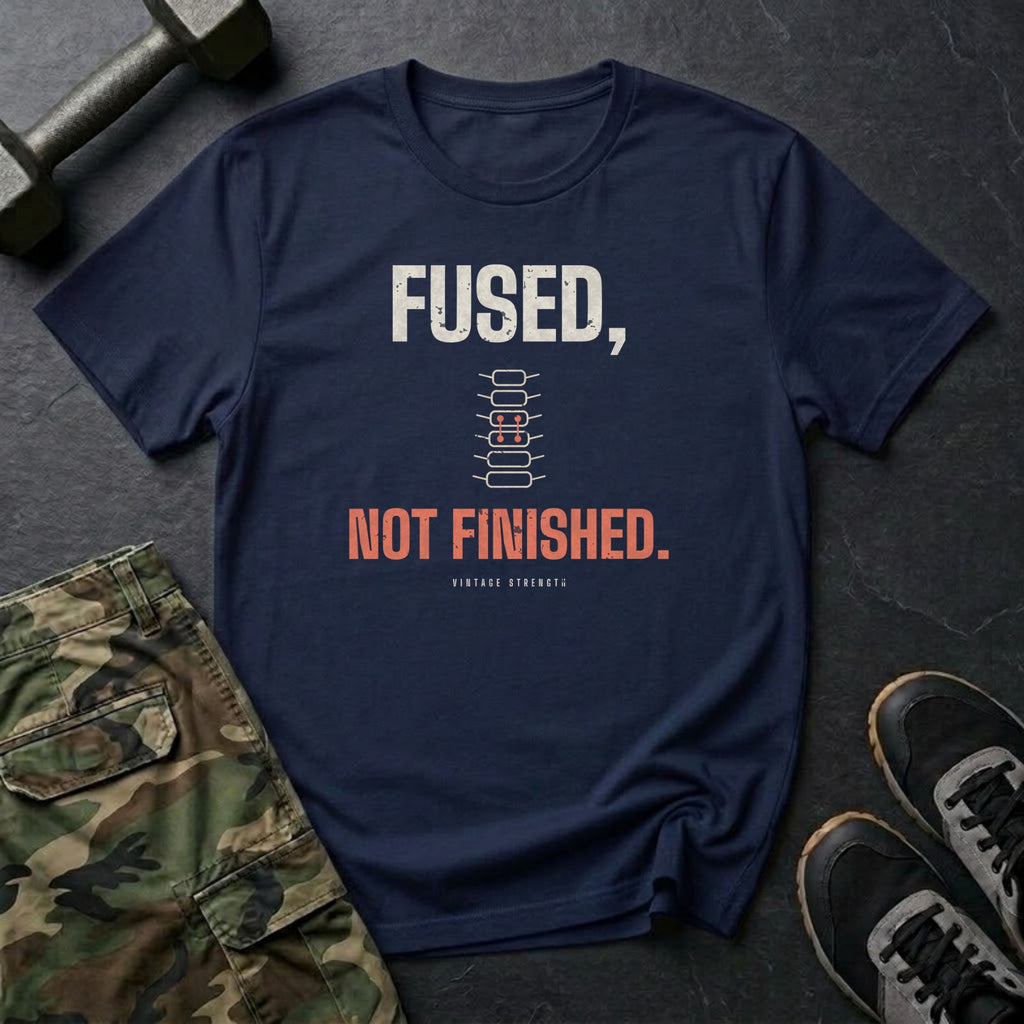 Fused, Not Finished T-Shirt in Navy