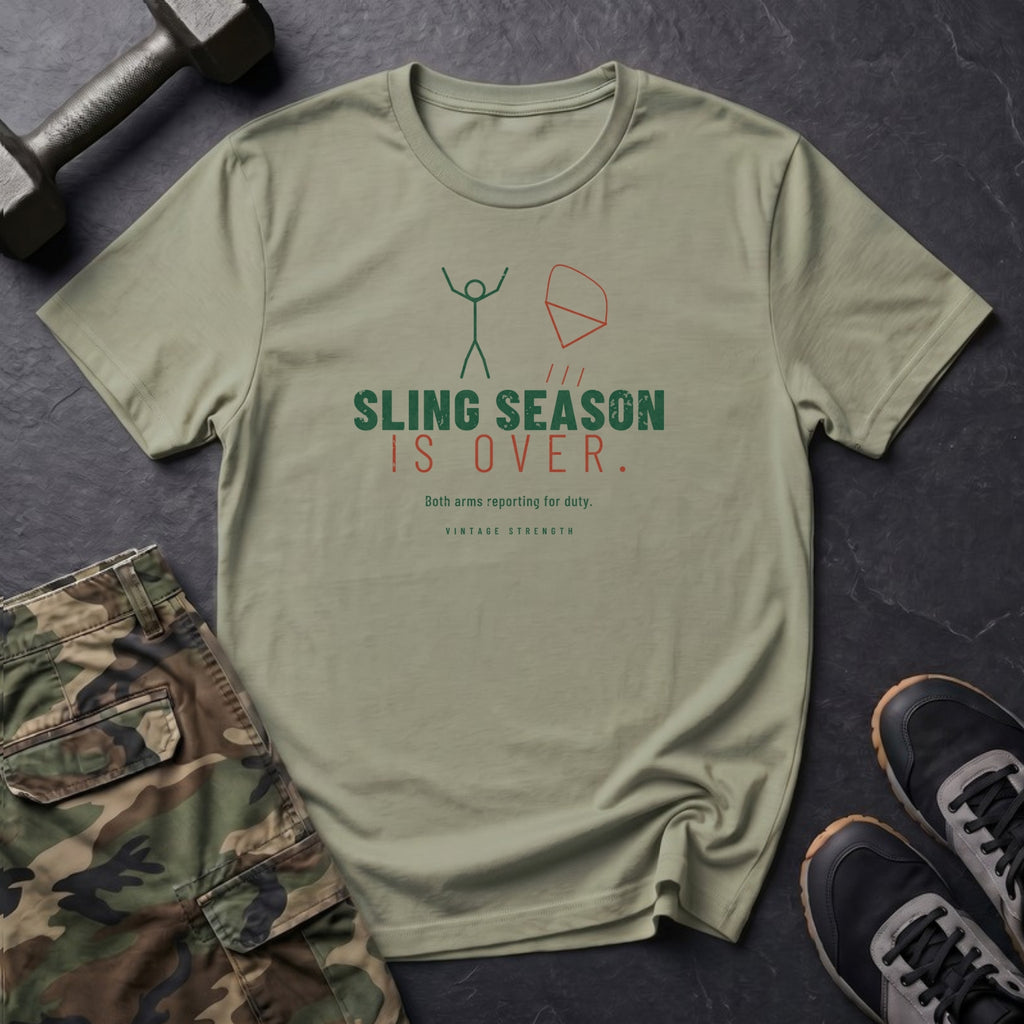 Sling Season Is Over T-Shirt in Pistachio