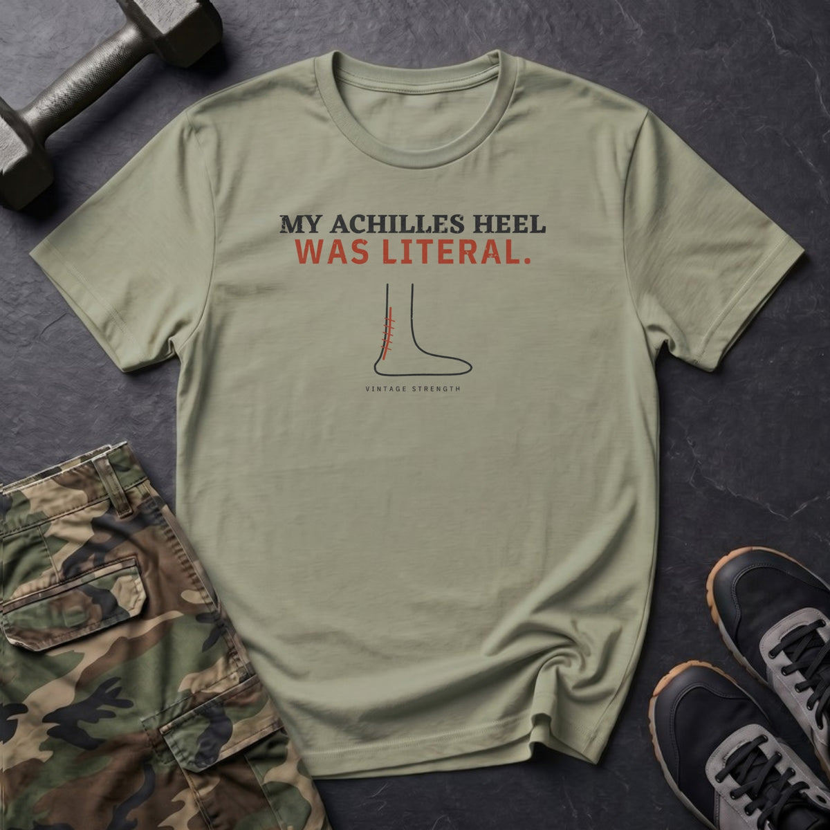 My Achilles Heel Was Literal T-Shirt in Pistachio