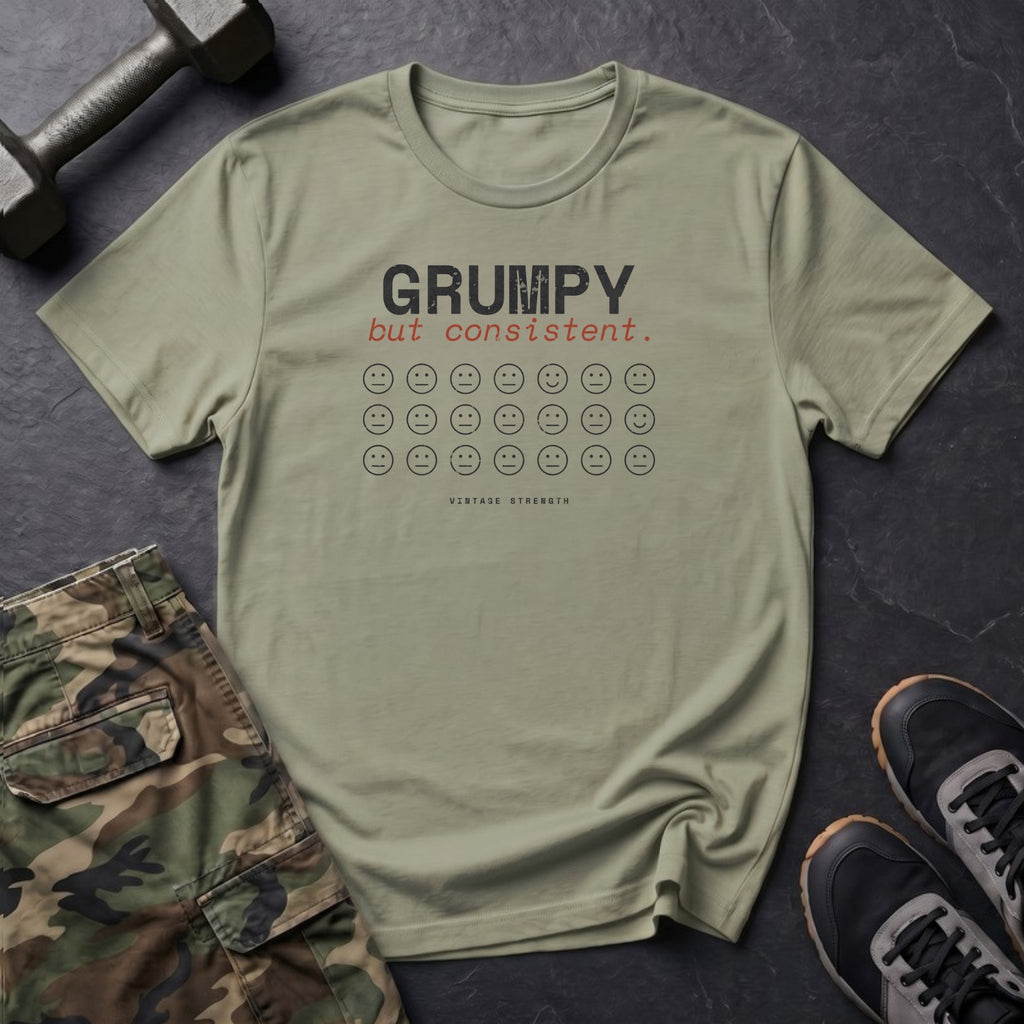 Grumpy but Consistent T-Shirt in Pistachio
