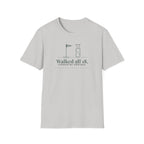 Walked All 18. Carried My Own Bag. T-Shirt in Ice Grey