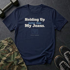 Holding Up Better Than My Jeans T-Shirt in Navy