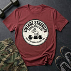 Rebuilders Club: Back in the Saddle, Slightly Sore T-Shirt in Heather Cardinal
