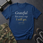 Grateful for Every Rep I Still Get T-Shirt in Heather Navy