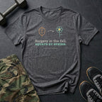 Surgery in the Fall. Squats by Spring. T-Shirt in Dark Heather