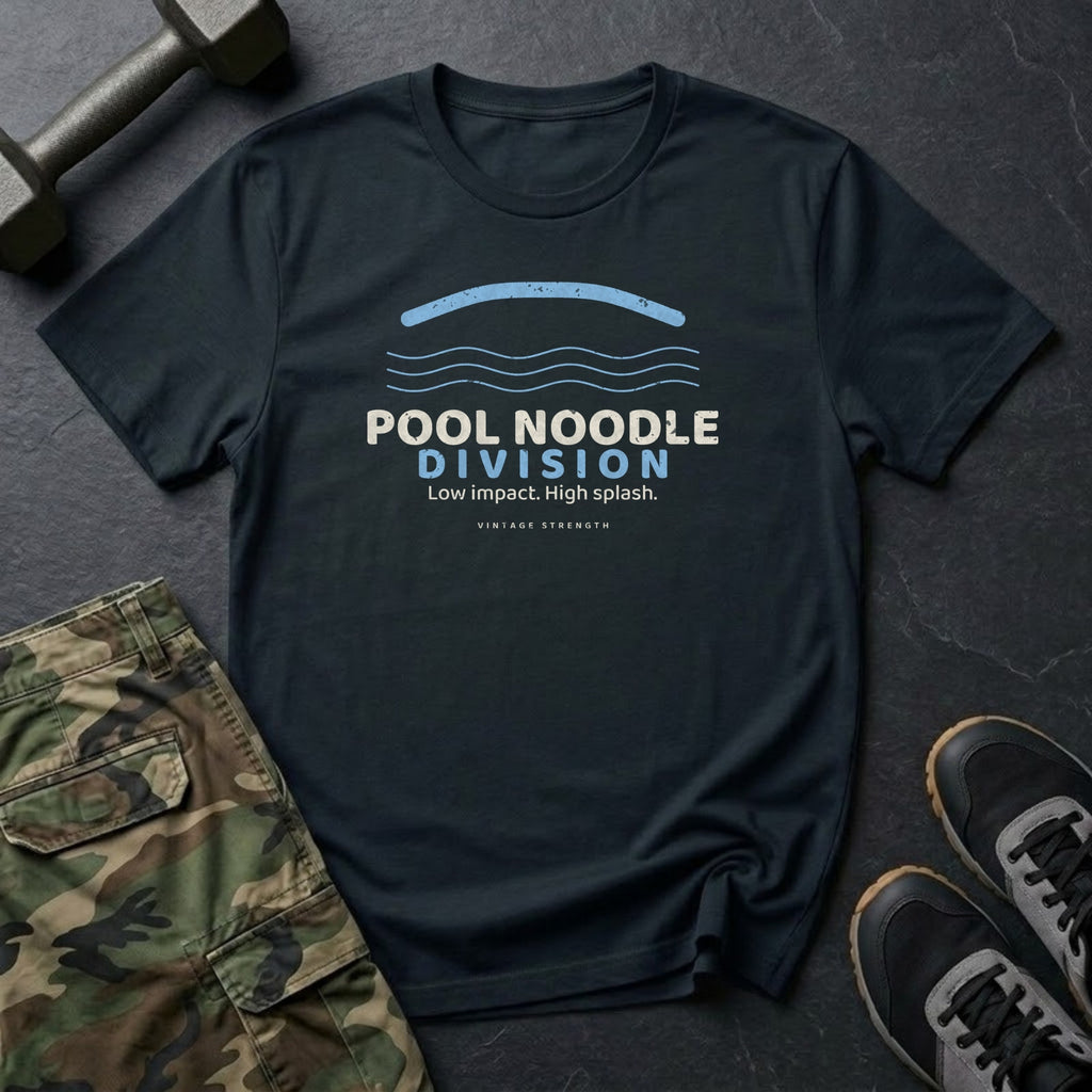 Pool Noodle Division T-Shirt in Black