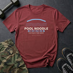 Pool Noodle Division T-Shirt in Heather Cardinal