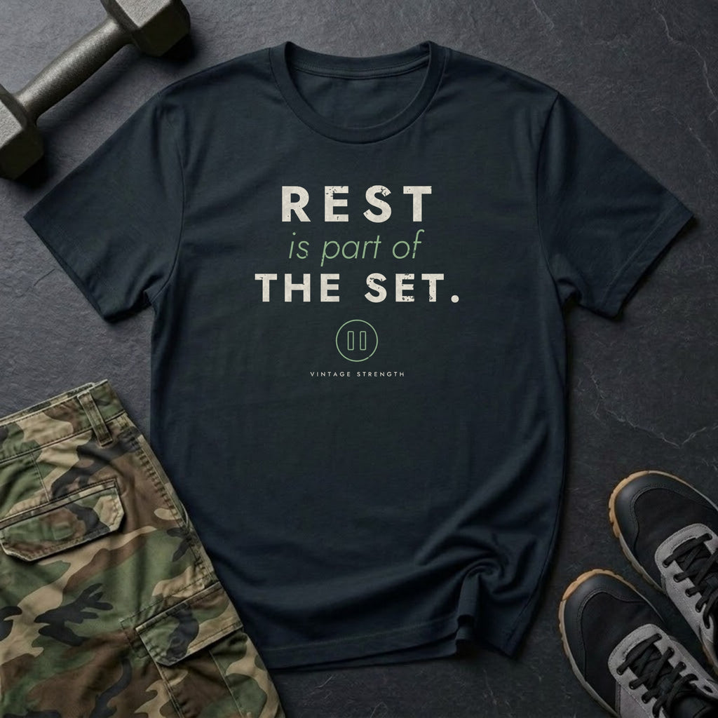 Rest Is Part of the Set T-Shirt in Black