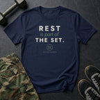 Rest Is Part of the Set T-Shirt in Navy