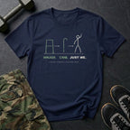 Walker. Cane. Just Me. T-Shirt in Navy