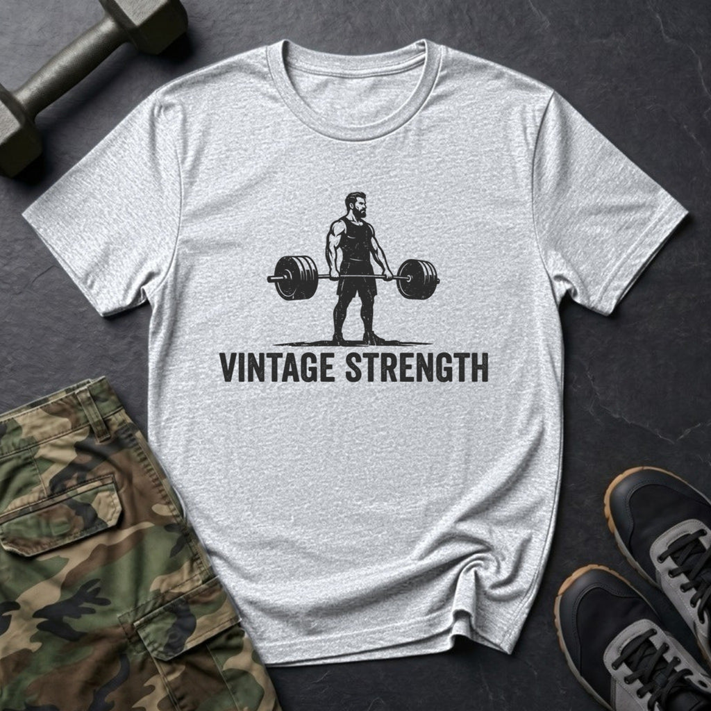 Rebuilding Lifter - Gym T-Shirt in Ice Grey