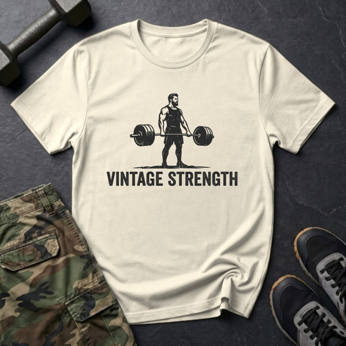Rebuilding Lifter - Gym T-Shirt in Natural