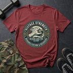 Because Adulting Is Stiff - Recovery T-Shirt in Heather Cardinal