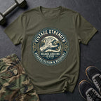 Because Adulting Is Stiff - Recovery T-Shirt in Military Green