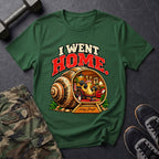 I Went Home - Snail Gym T-Shirt in Forest Green