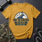 Trust the Slow Reps - Recovery Badge T-Shirt in Gold