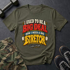 I Used to Be a Big Deal, Now I Need a Big Stretch T-Shirt in Military Green