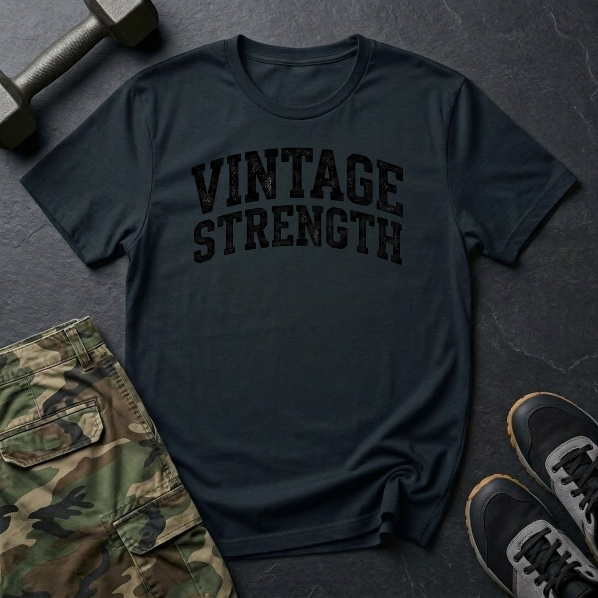 Vintage Strength Title T-Shirt