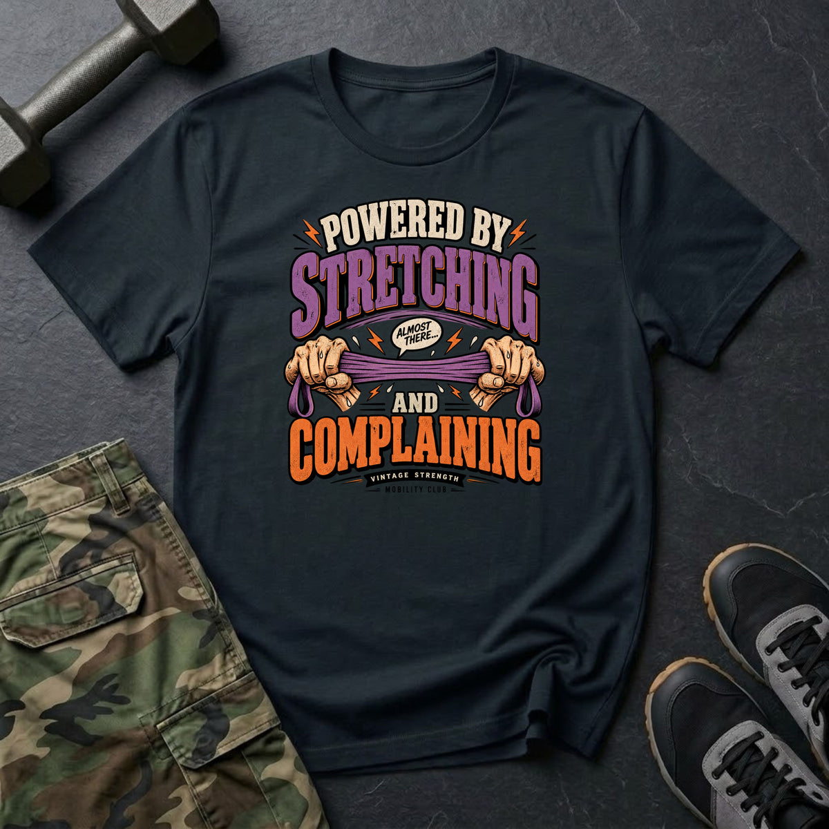 Powered By Stretching T-Shirt