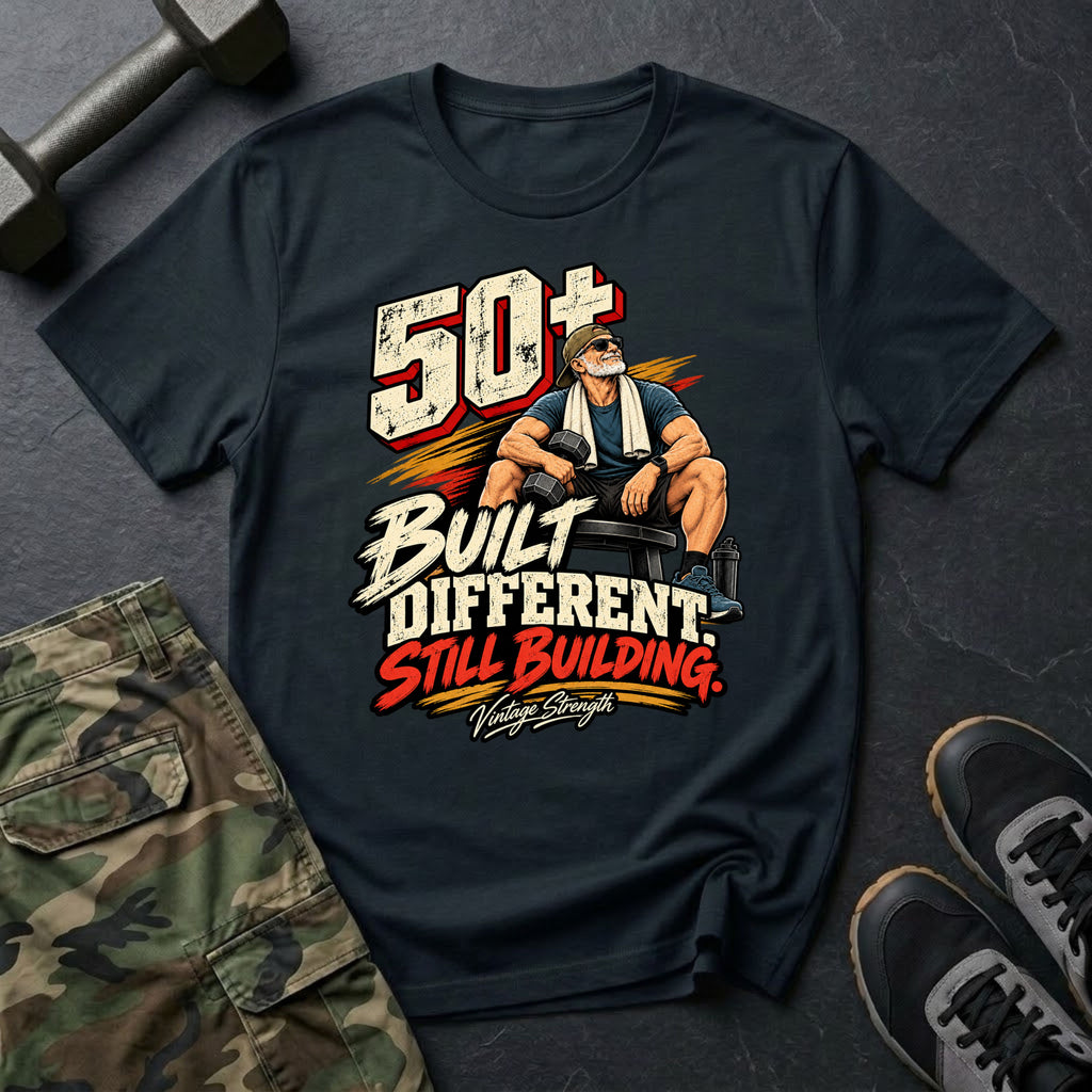 50+ Built Different T-Shirt