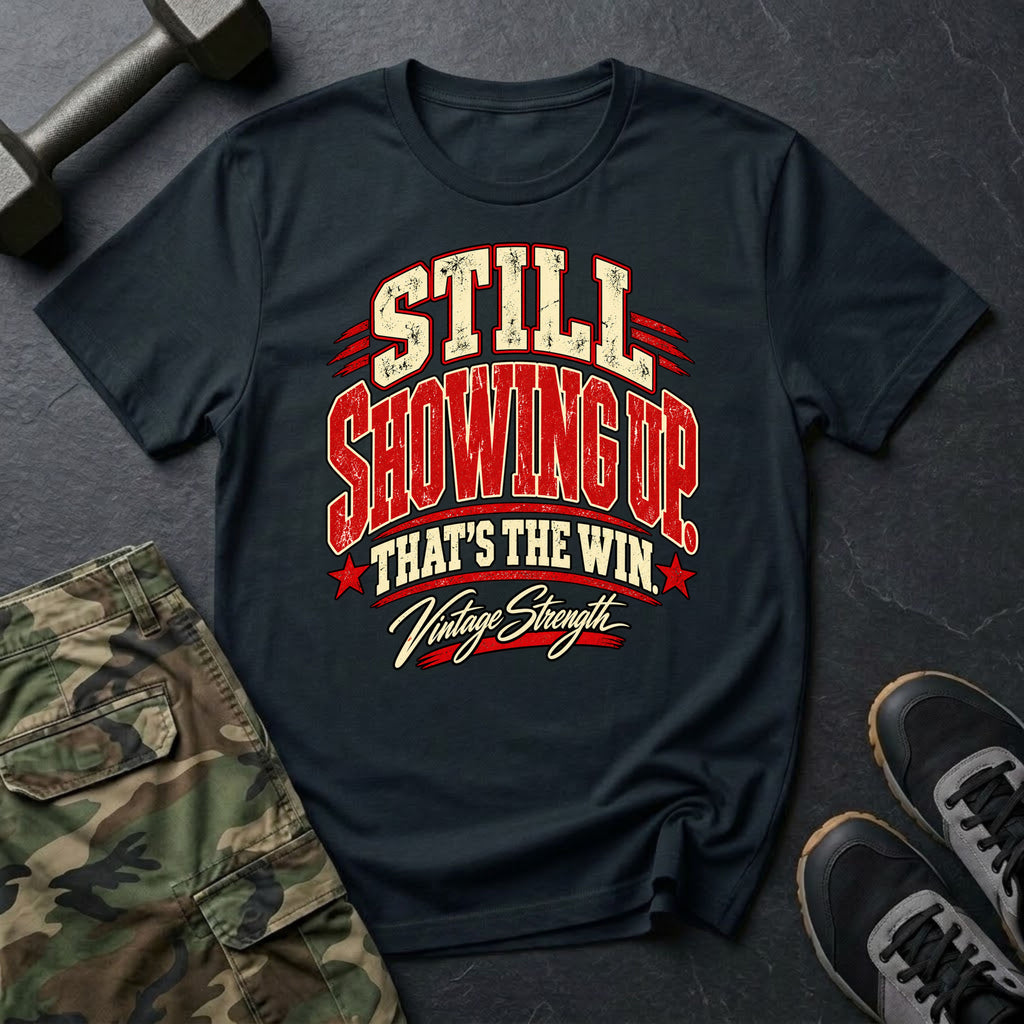 Showing Up Win Red T-Shirt