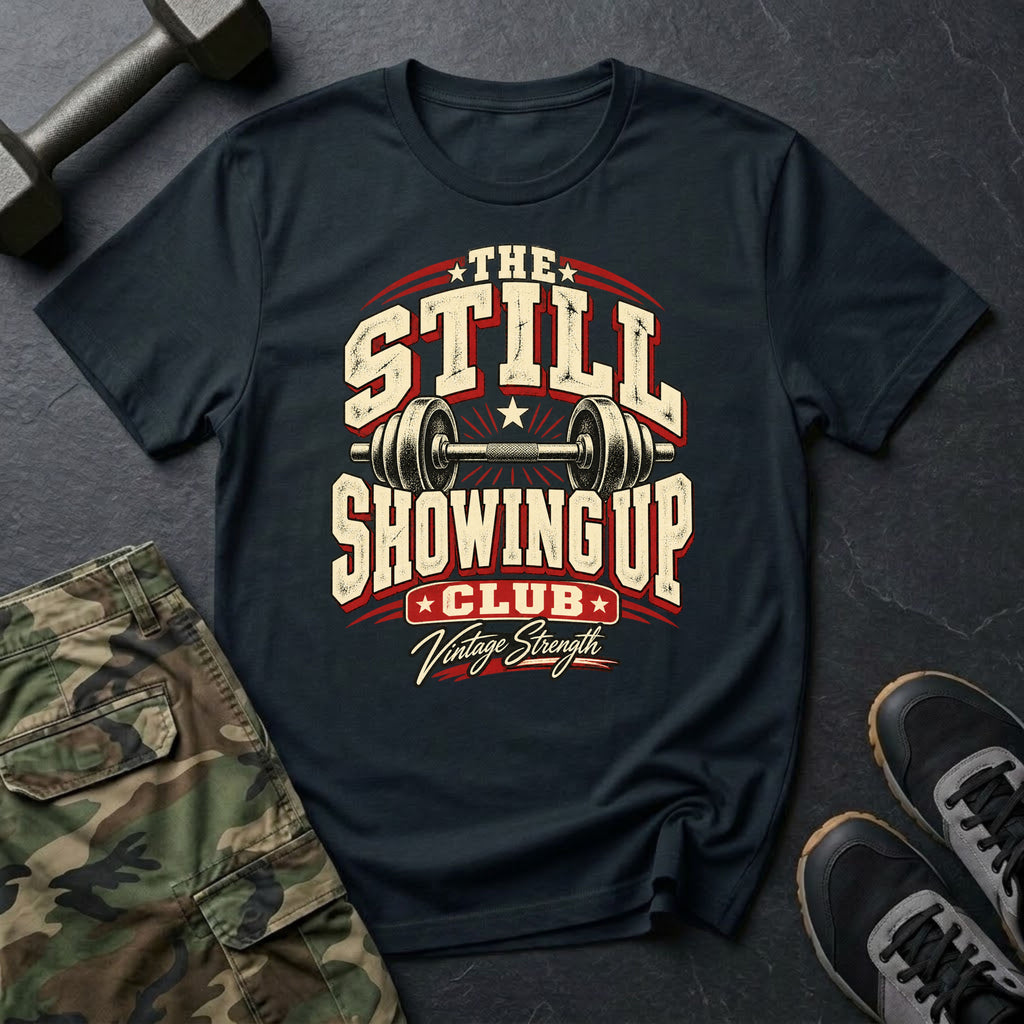 Showing Up Win White T-Shirt