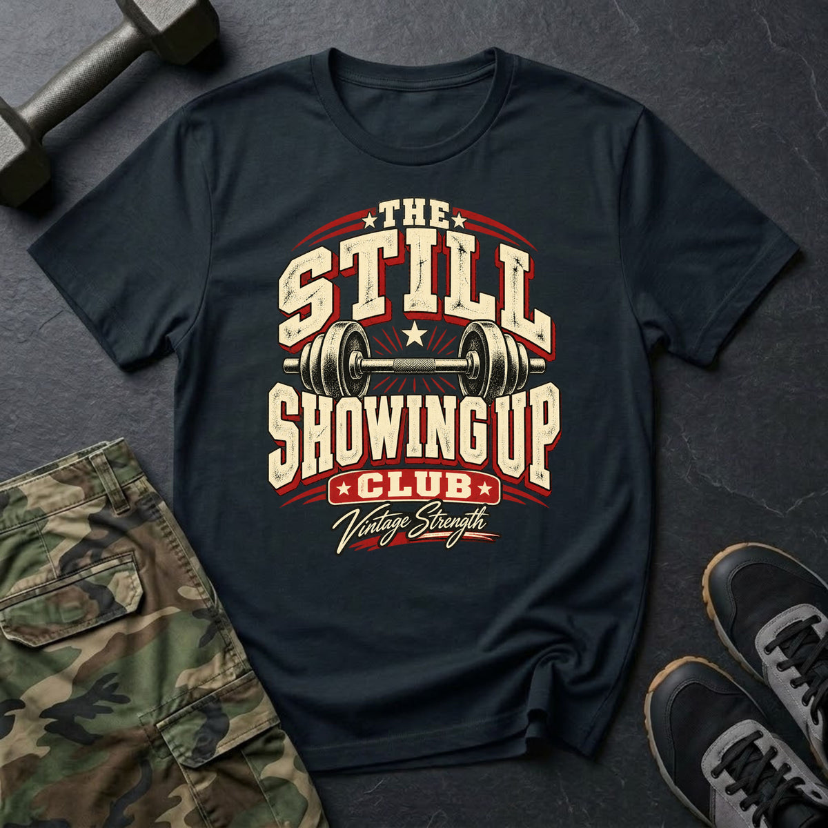Showing Up Win White T-Shirt