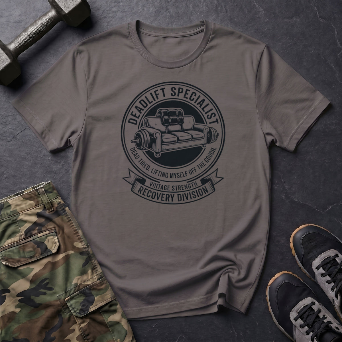 Deadlift Off Couch T-Shirt