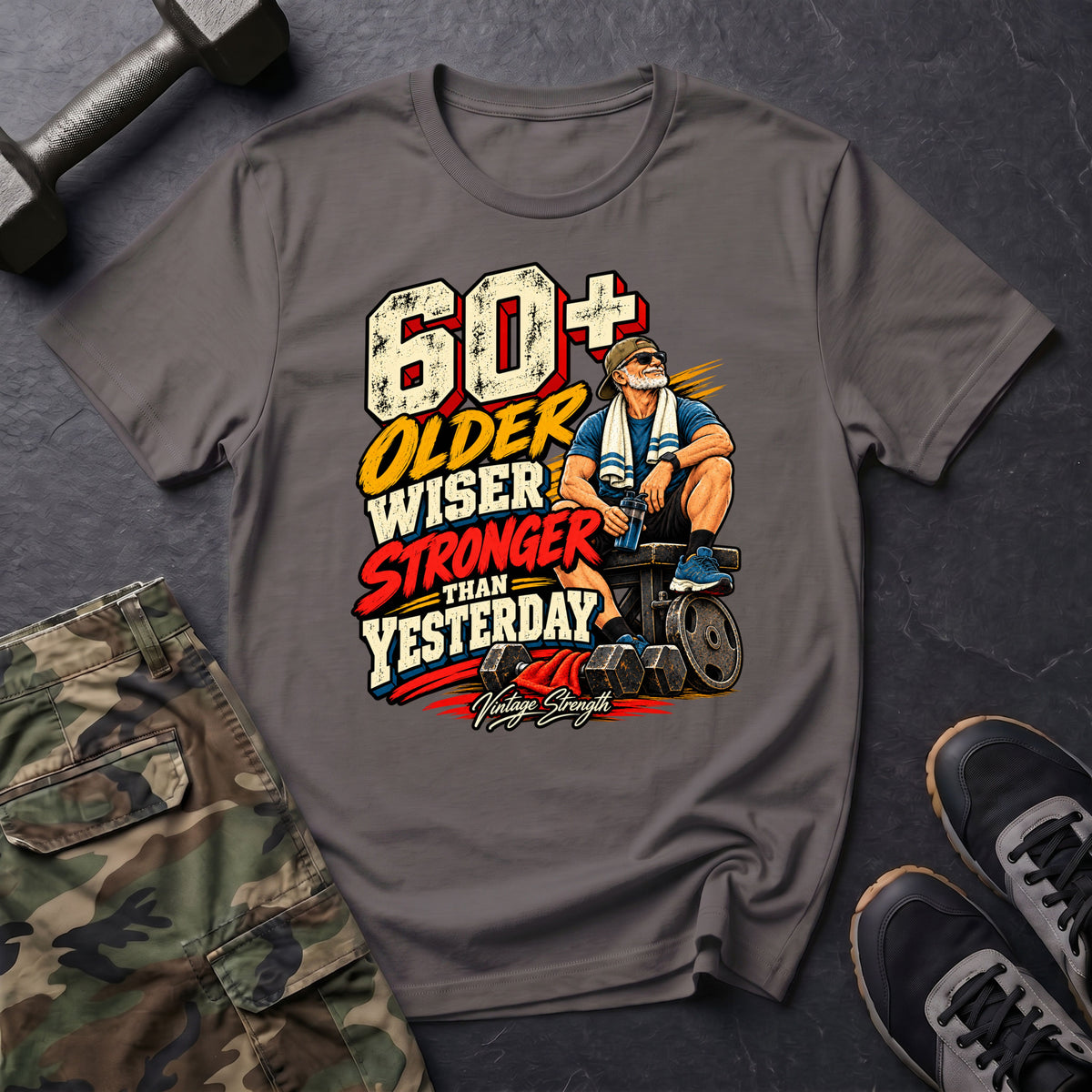 60+ Older Wiser T-Shirt