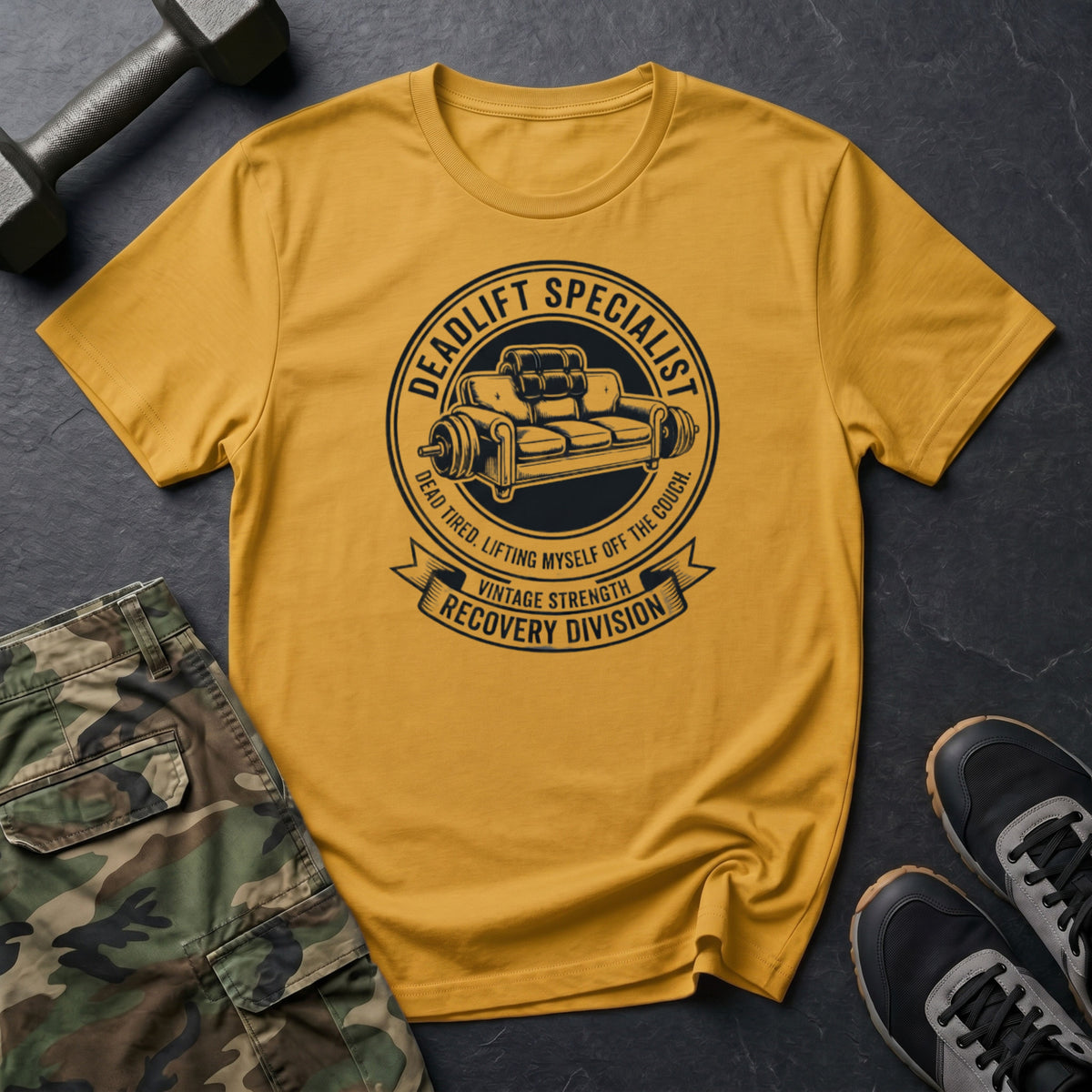 Deadlift Off Couch T-Shirt