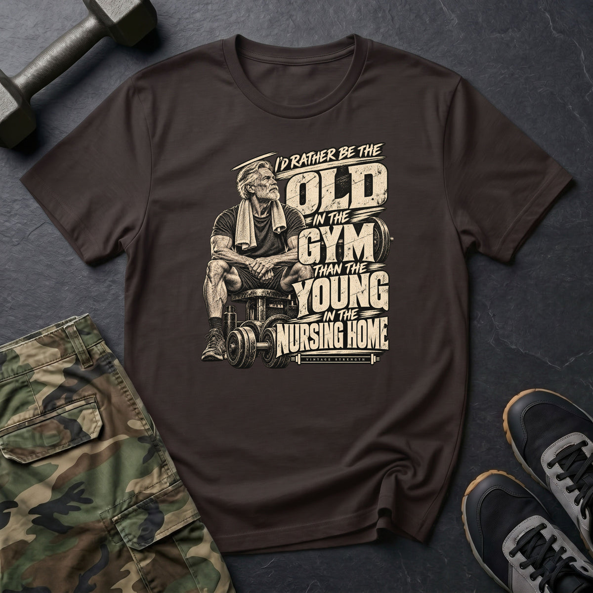 Oldest In The Gym Vintage T-Shirt