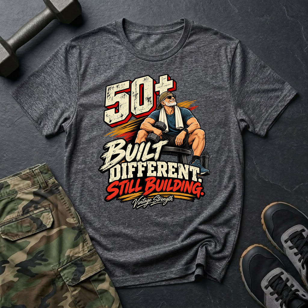 50+ Built Different T-Shirt