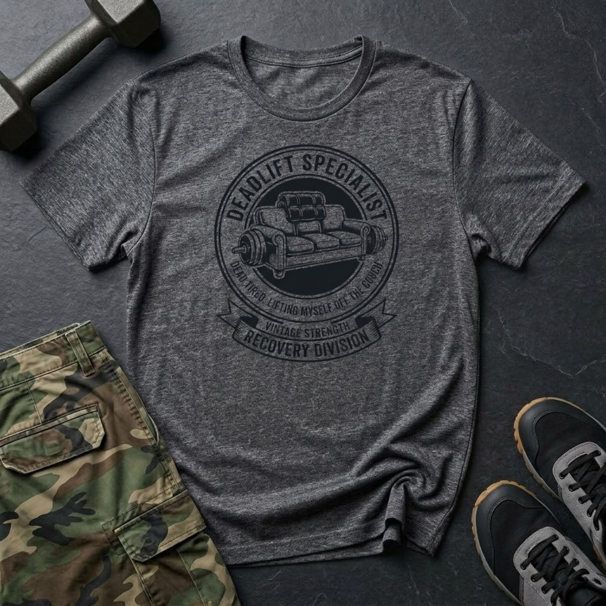 Deadlift Off Couch T-Shirt