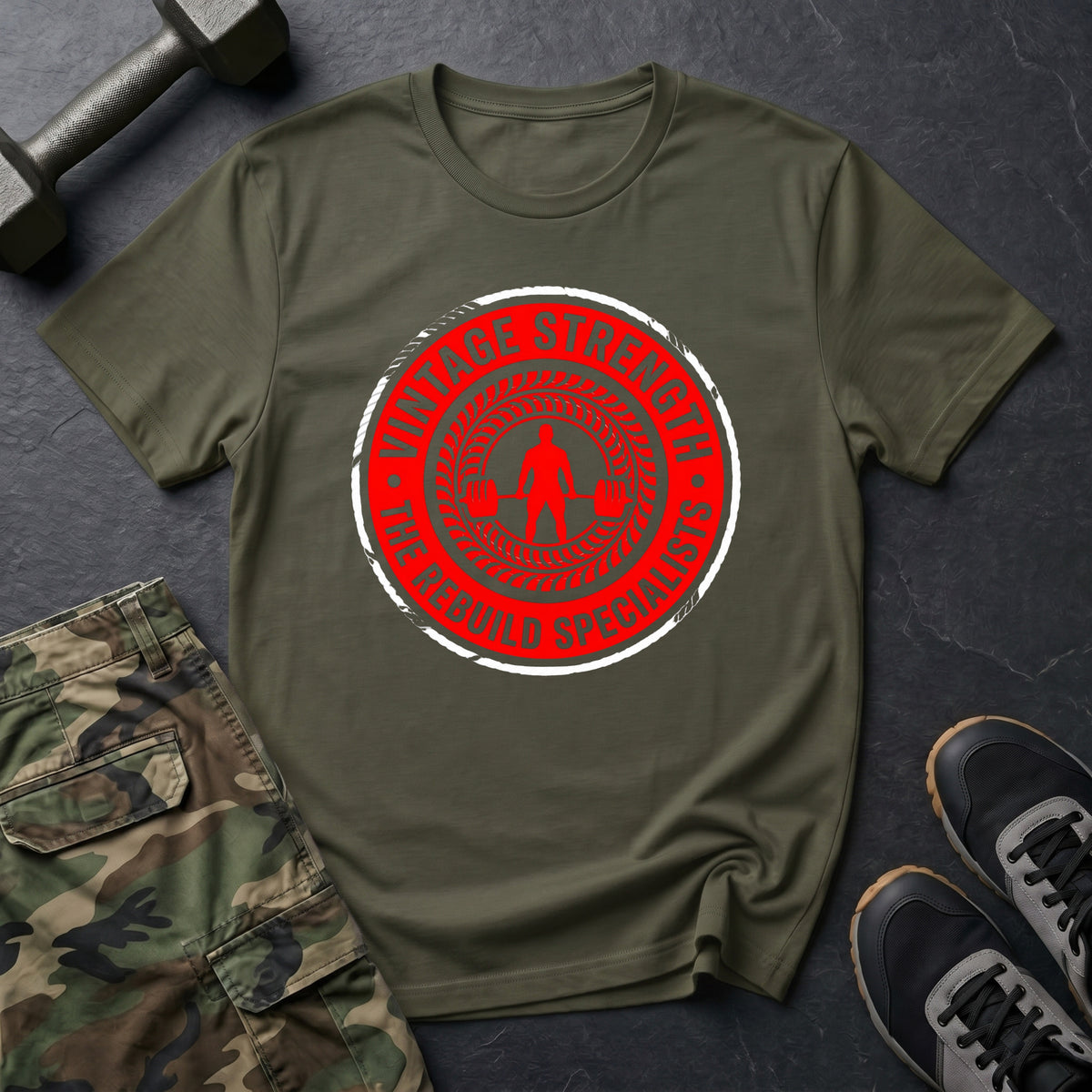 Red Badge Deadlift - T-Shirt