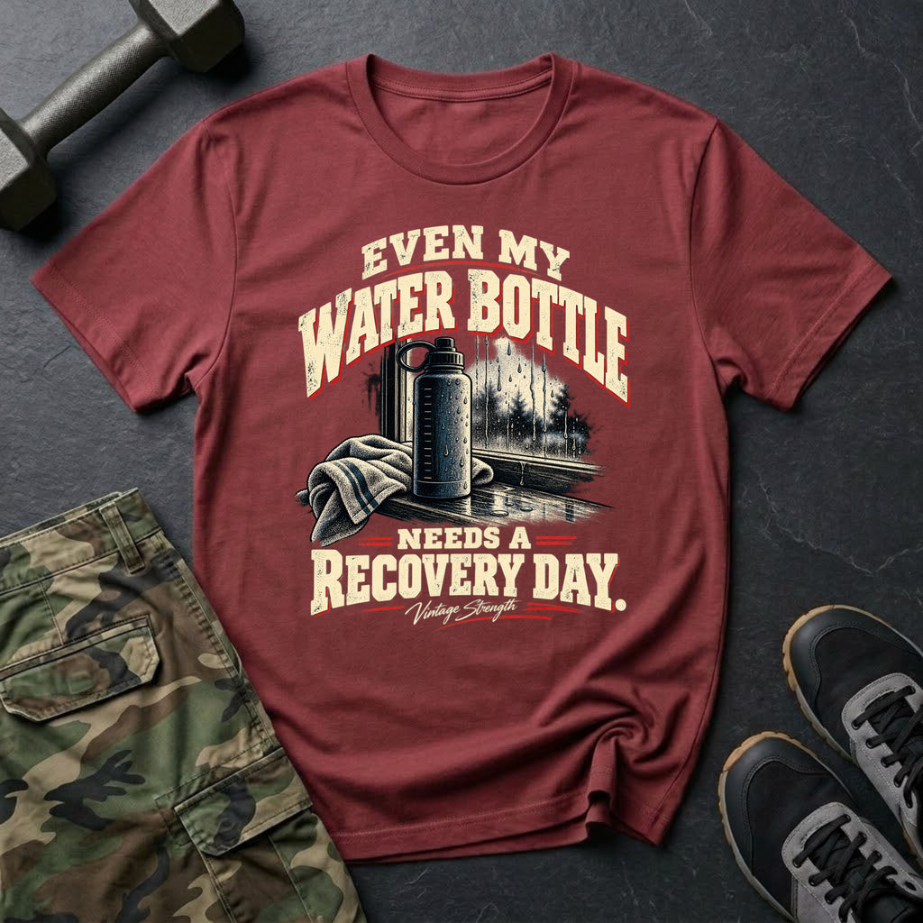 Waterbottle Recovery White T-Shirt