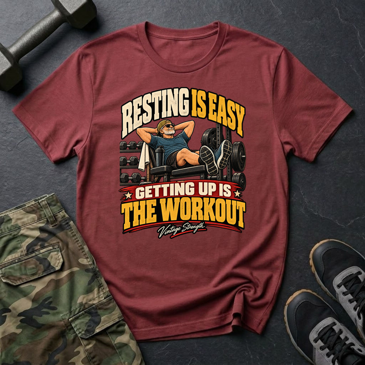 Getting Up Workout T-Shirt