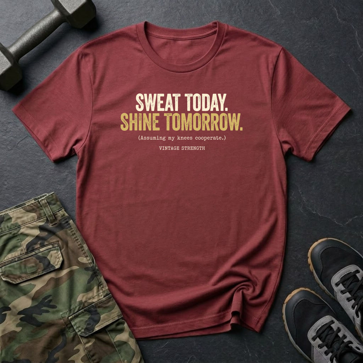Sweat today, Shine Dark T-Shirt