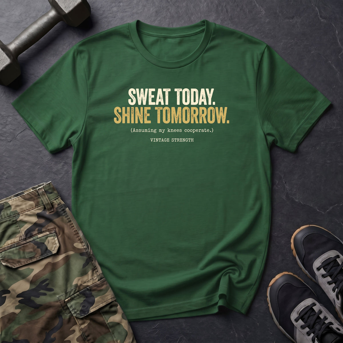 Sweat today, Shine Dark T-Shirt