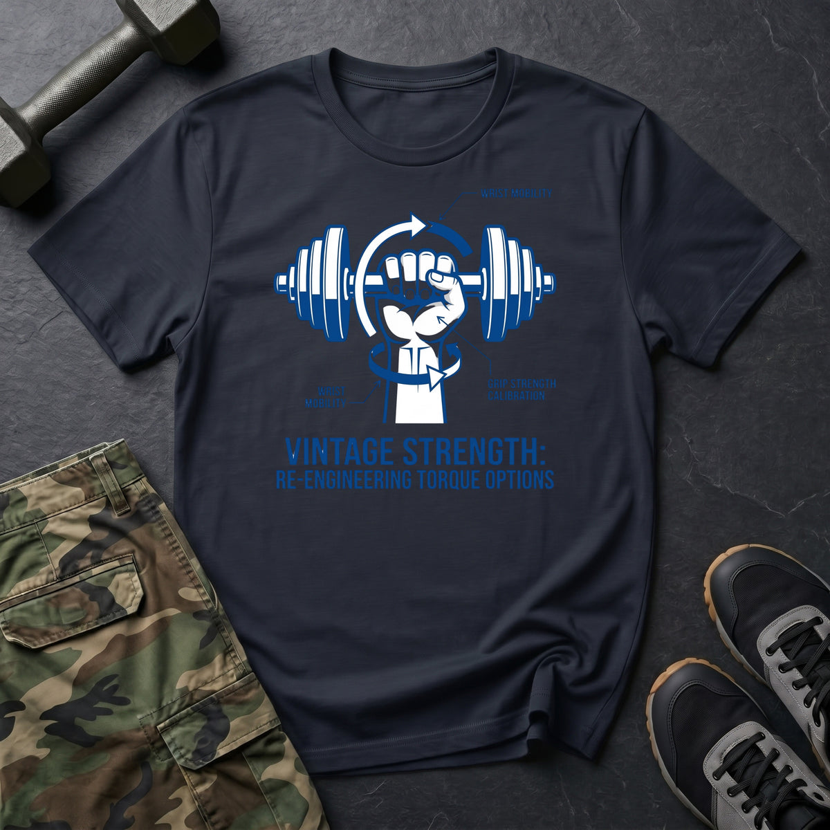 Dumbell Fist - T-Shirt