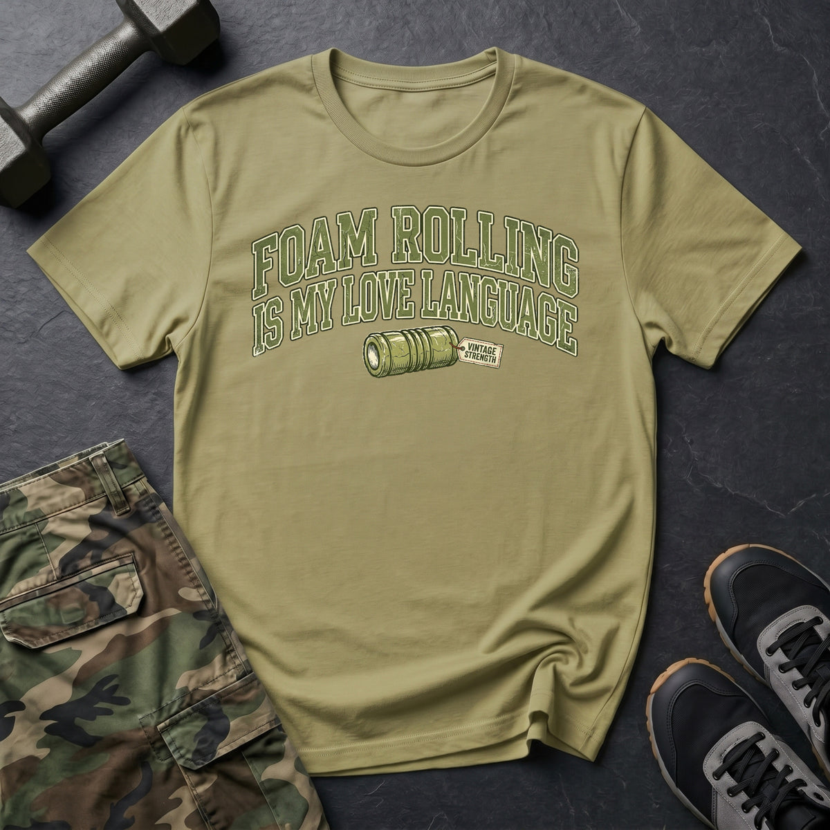 Foam Roller Language - T-Shirt