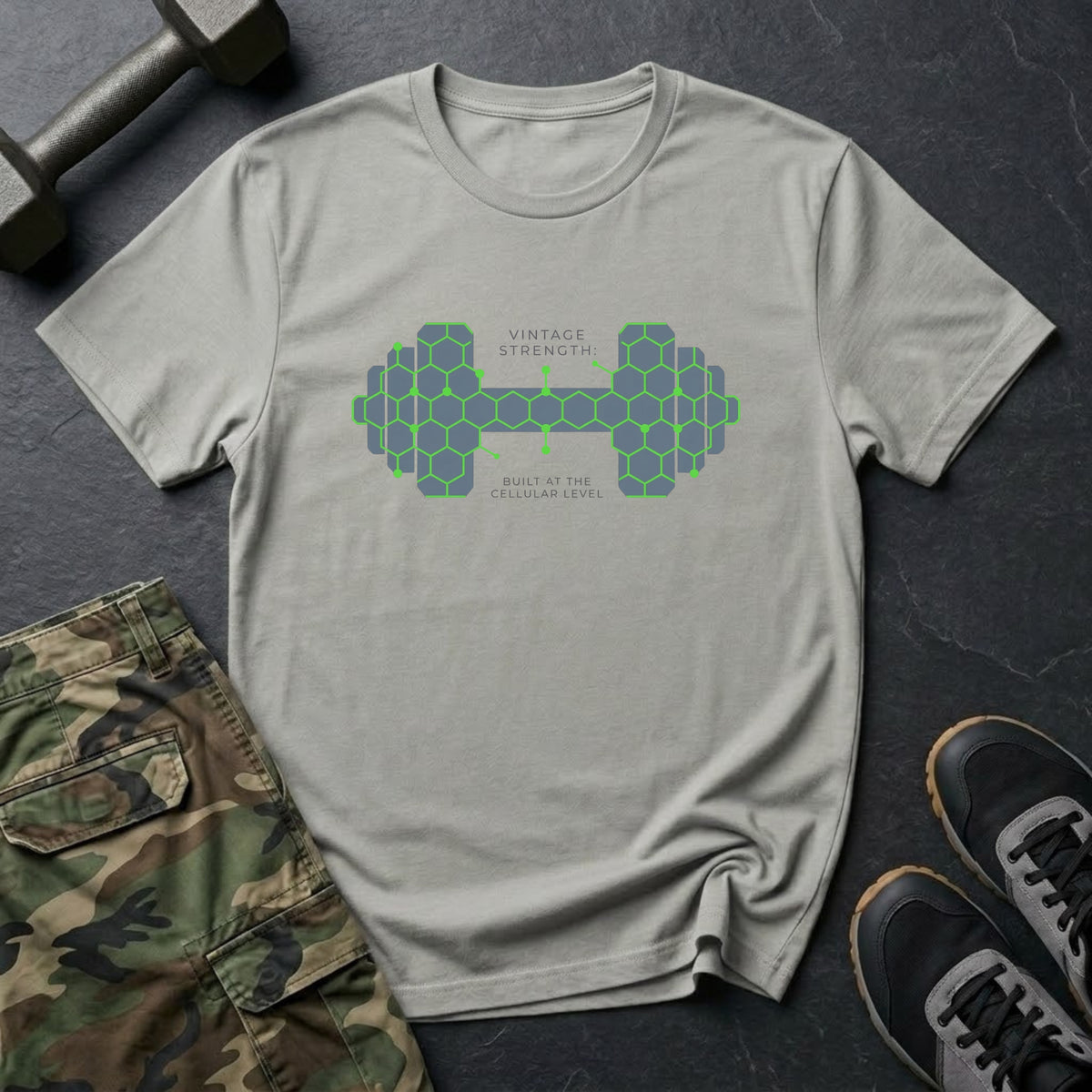 Dumbell Cellular Level - T-Shirt