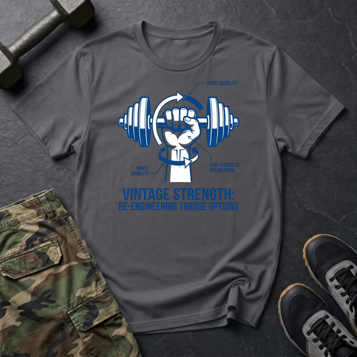 Dumbell Fist - T-Shirt