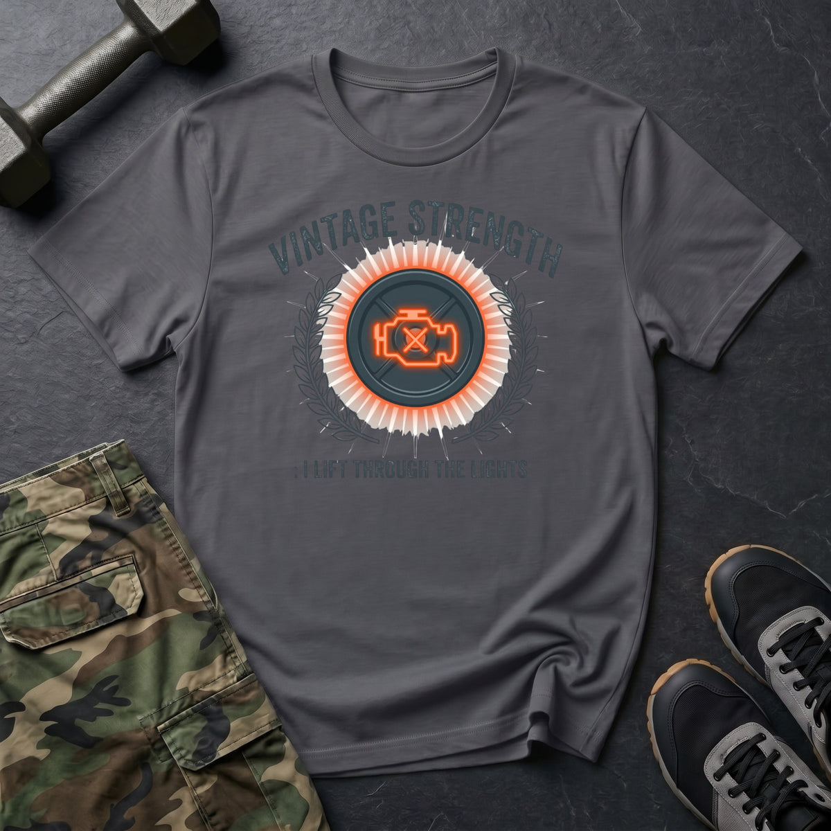 I lift through lights - T-Shirt