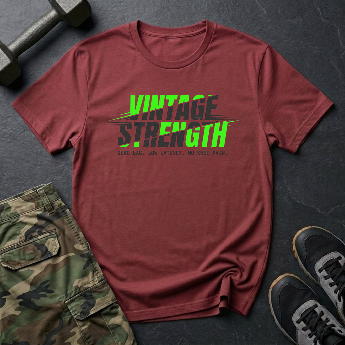 Green/Grey Low Latency - T-Shirt