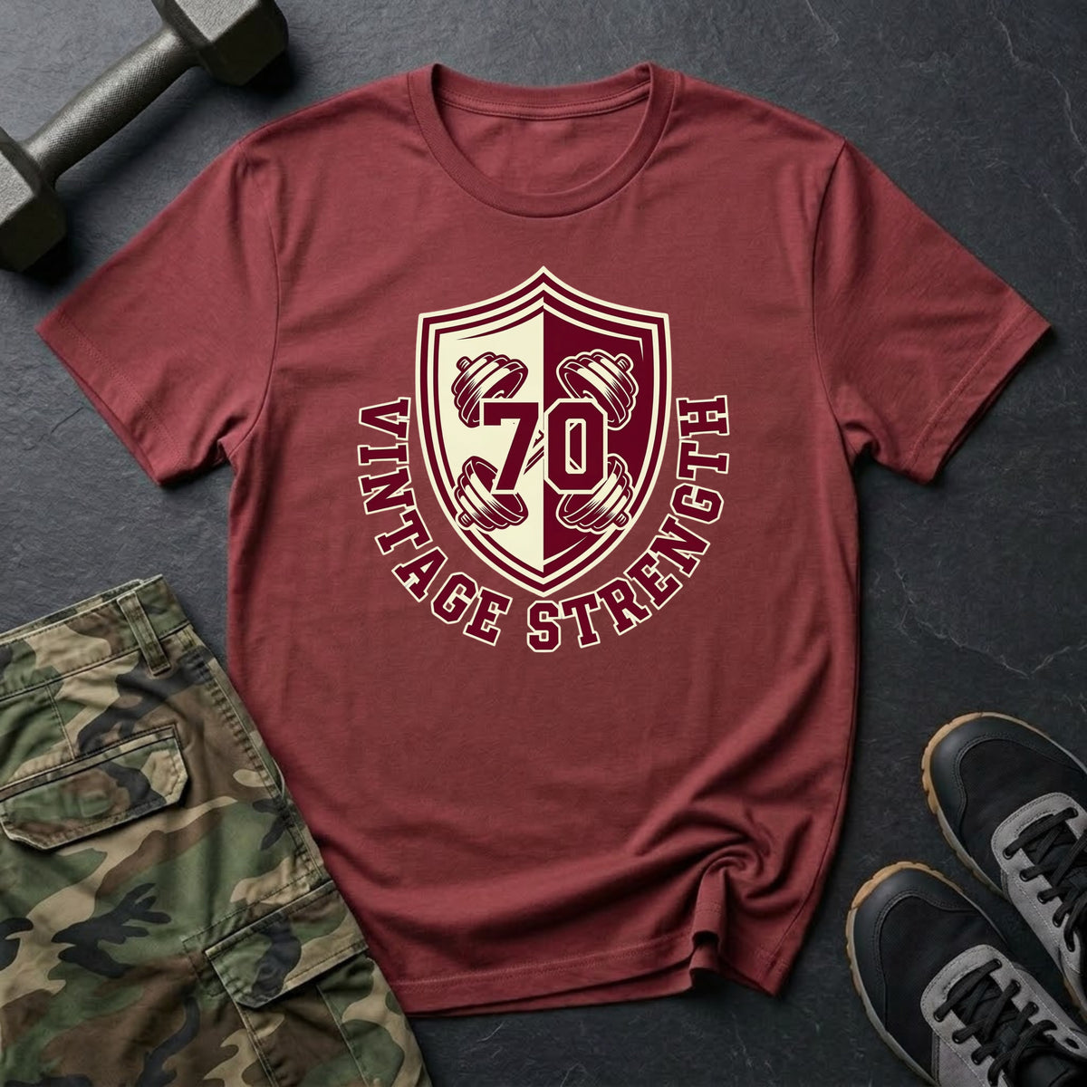 Dumbell Cross - T-Shirt