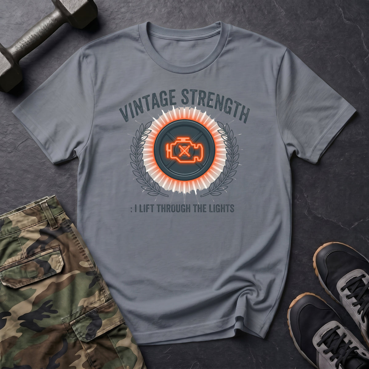 I lift through lights - T-Shirt