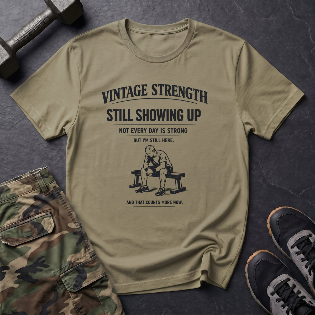 Still showing up, still here - T-Shirt