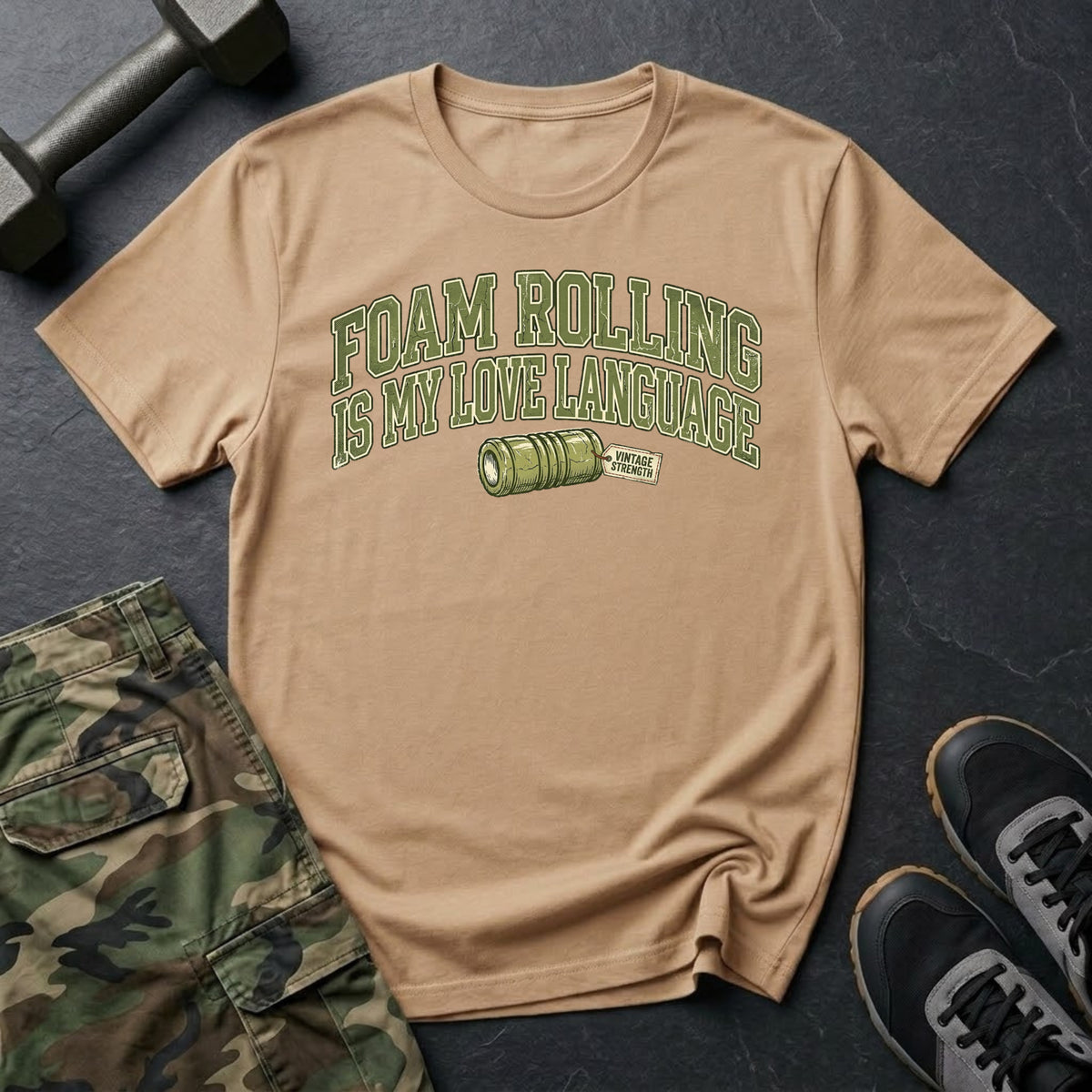 Foam Roller Language - T-Shirt