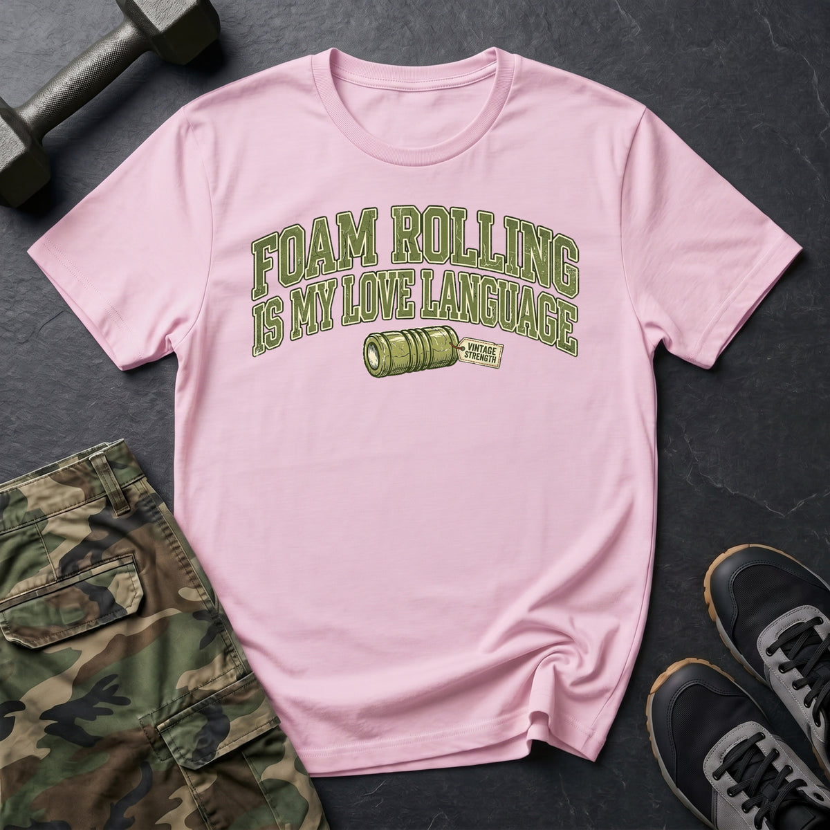 Foam Roller Language - T-Shirt
